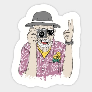 aloha shoot Sticker